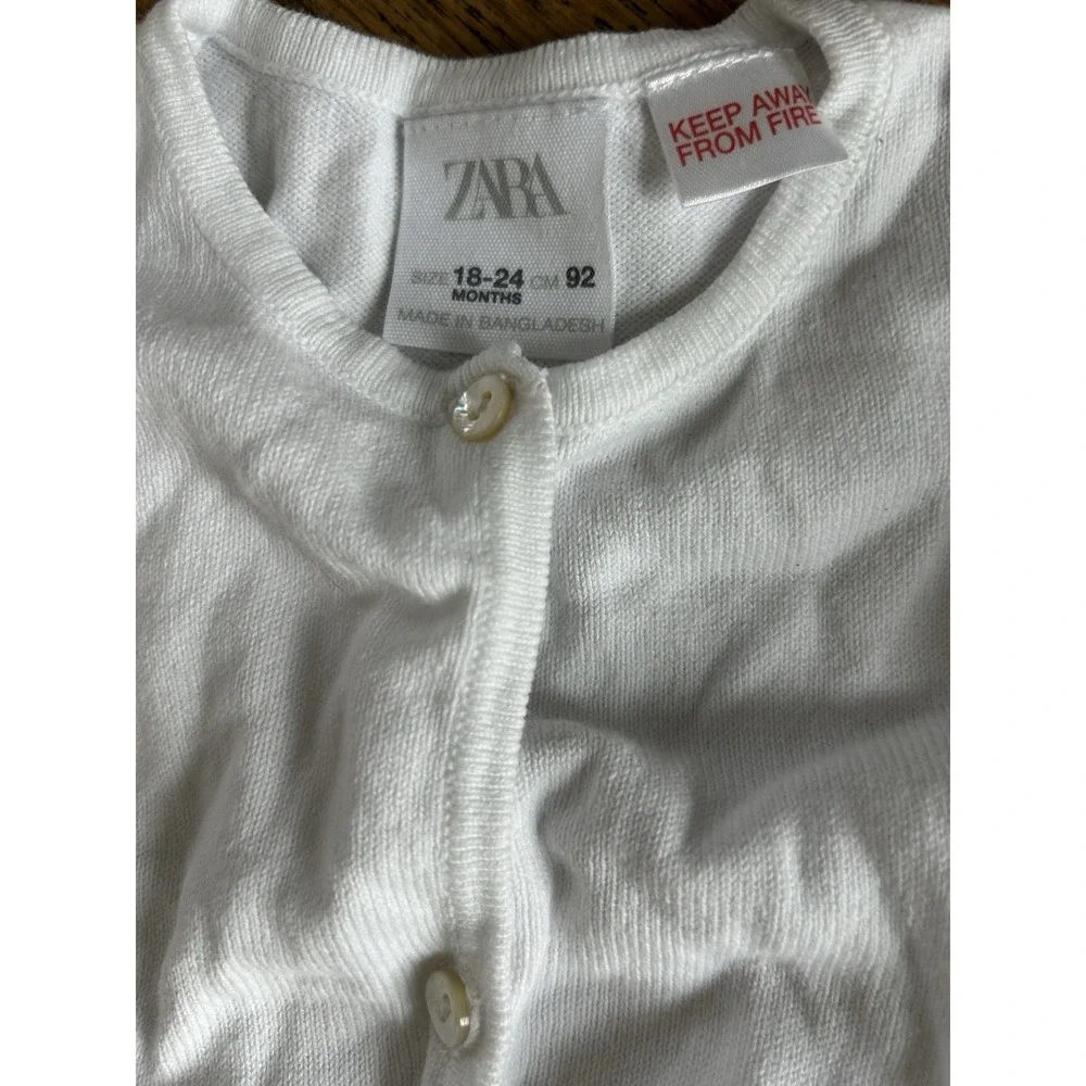 Lot Of Zara Baby Girl Bundle 3 pieces - 2 Cardigans/1 Short Size 18-24 & 2-3